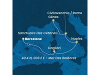 Croisière Méditerranée à bord du Costa Smeralda