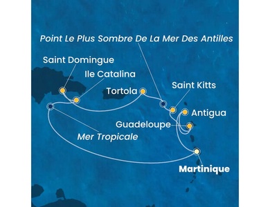 Croisière Caraïbes à bord du Costa Fascinosa