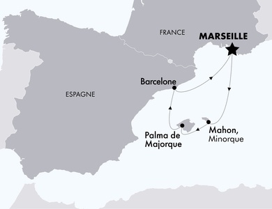 Croisière Escapade hispanique à bord du Renaissance