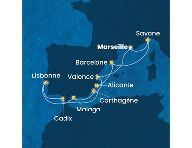 Croisière Méditerranée à bord du Costa Favolosa