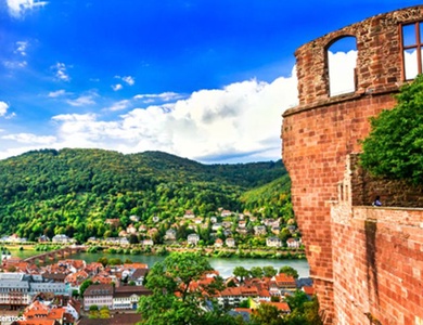 La majestueuse vallée du Rhin romantique et le rocher légendaire de la Lorelei (formule port/port)