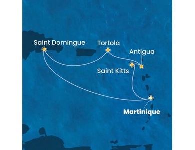 Croisière Caraibes à bord du Costa Favolosa