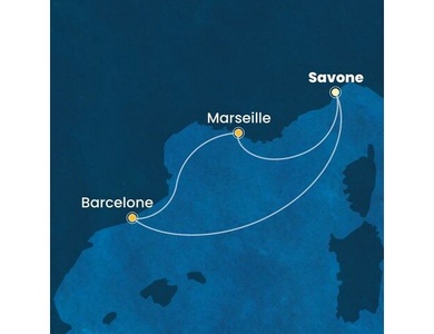 Mini-Croisière Méditerranée à bord du Costa Toscana