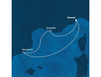 Mini-Croisière Méditerranée à bord du Costa Fortuna