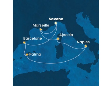 Croisière Méditerranée à bord du Costa Fascinosa