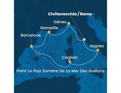 Croisière Méditerranée à bord du Costa Toscana