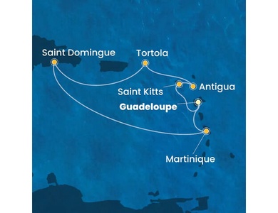 Croisière Caraïbes à bord du Costa Favolosa