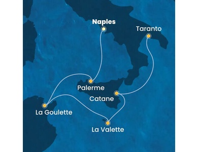 Croisière Méditerranée à bord du Costa Fascinosa