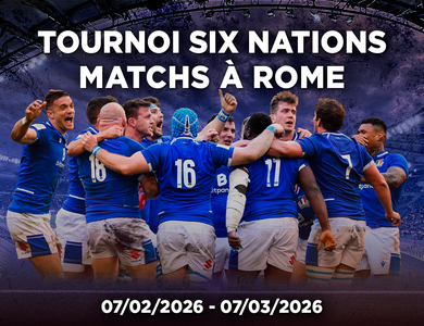Tournoi des VI Nations - Matchs en Italie avec séjour hôtel 4*