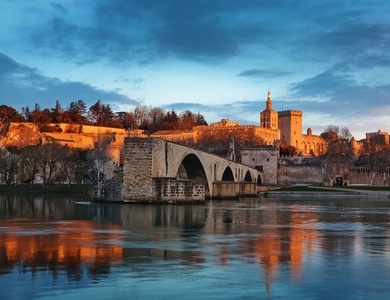 Verblijf in Avignon in de buurt van het Pausenpaleis