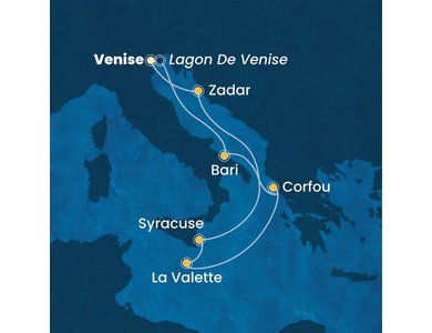 Croisière en Méditerranée orientale à bord du Costa Deliziosa