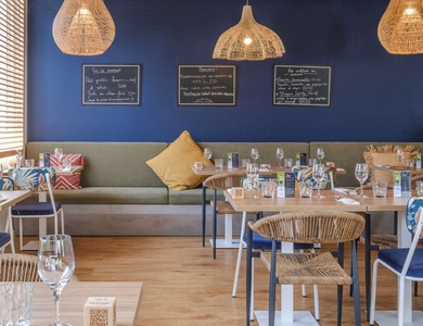 Fruits de mer et chambre vue mer à Crozon - 3*