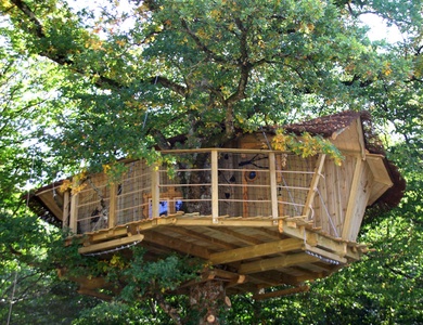 Prenez de la hauteur en famille en séjournant en cabane dans les arbres près de Poitiers - 4*