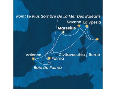 Croisière en Méditerranée à bord du Costa Pacifica