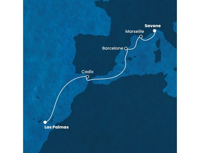 Croisière Méditerranée à bord du Costa Fortuna