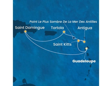 Croisière Caraïbes à bord du Costa Favolosa