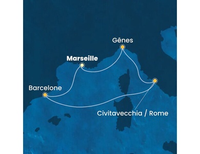 Croisière Méditerranée à bord du Costa Toscana