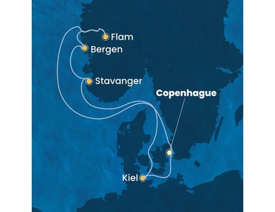 Croisière Europe Du Nord à bord du Costa Diadema