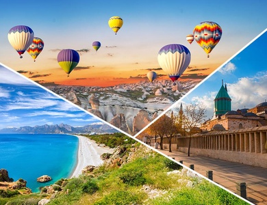 TURQUIE | 8j/7n – Circuit « Côte Méditerranéenne et Cappadoce » - en hôtels 4* et 5*