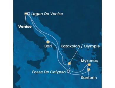 Croisière en Méditerranée orientale à bord du Costa Deliziosa