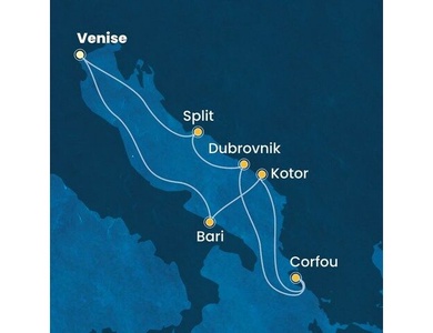 Croisière en Méditerranée orientale à bord du Costa Deliziosa