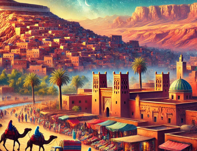 Marrakech, Gorges de Dadès et désert de Merzouga