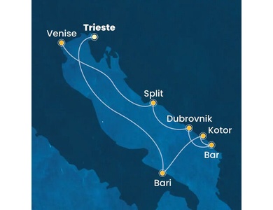 Croisière en Méditerranée orientale à bord du Costa Deliziosa