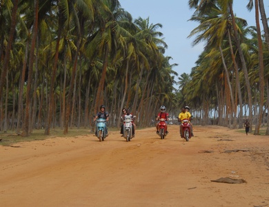 En 2 roues entre mer et lagune