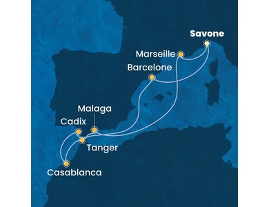 Croisière Méditerranée à bord du Costa Favolosa