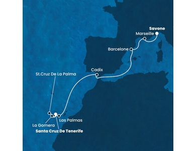 Croisière Méditerranée à bord du Costa Fortuna