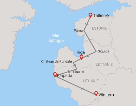 Circuit Couleurs des pays baltes 4* - 2