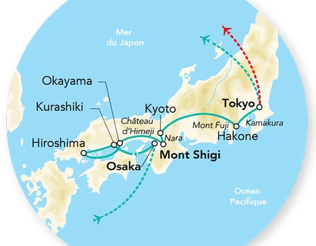 Combiné Splendeurs du Japon et Extension Tokyo 13J/10N - 2