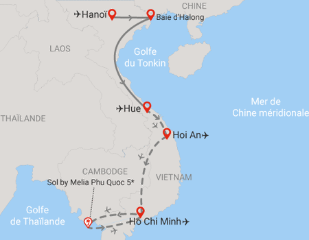 Combiné circuit et hôtel Merveilleux Vietnam en privatif 3* et extension 5 nuits au Melia Phu Quoc ***** - 2