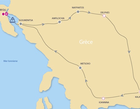 AUTOTOUR CORFOU IOANNINA DELPHES & LES METEORES - 2