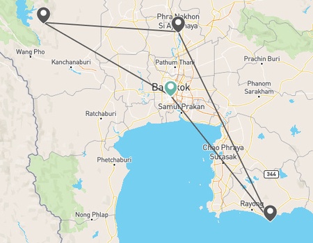 Circuit Au fil du royaume de Siam : de Bangkok à Koh Samet **** - 2