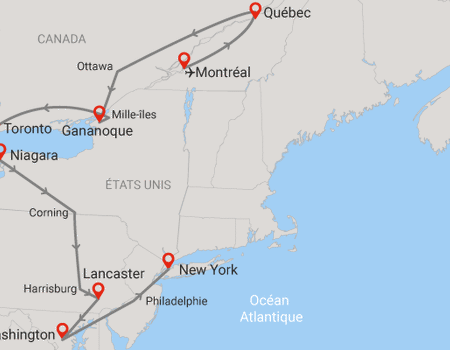 Circuit Panorama du Grand Est, de Montréal à New York - 2