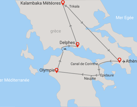 Circuit Les essentiels de la Grèce et extension 2 nuits Athènes 4* - 2