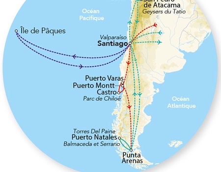 Séjour Chiloé & Merveilles du Chili & Séjour Île de Pâques 19J/16N - 2026 - Limité à 12 pers. - 4