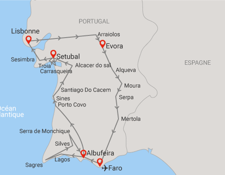 Autotour Balade dans le sud portugais en liberté **** - 2