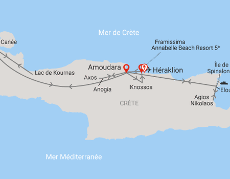 Circuit Au pays de Minos, logement au Framissima Annabelle Beach Resort 5* - 2