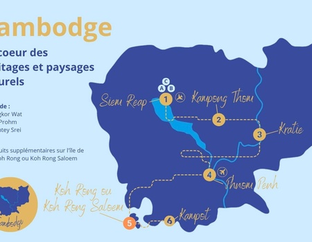 Circuit Privatif Cambodge, Au coeur des heritages et paysages naturels - 2