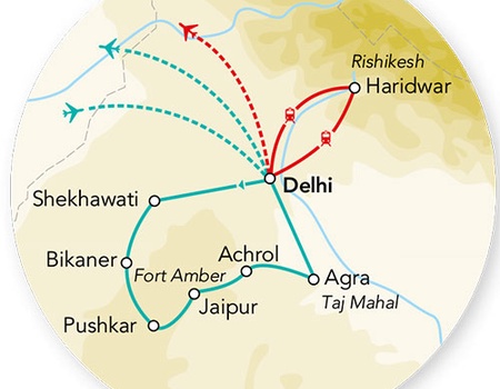 Splendeurs de l'Inde du Nord - Spécial Fête de Pushkar - & Sources du Gange 14J/11N - 2026- Limité à 28 pers. - 3