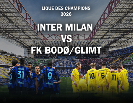 Match foot Ligue des Champions - Inter v Bodø/Glimt avec Hôtel 4*