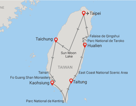 Circuit Nature et Culture de Taiwan - 2