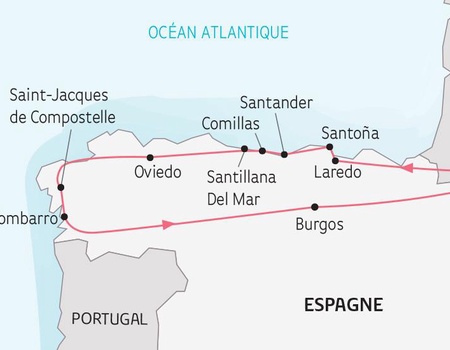 La Cantabrie, la Galice et Saint-Jacques-de-Compostelle (au départ du Sud de la France) - 1
