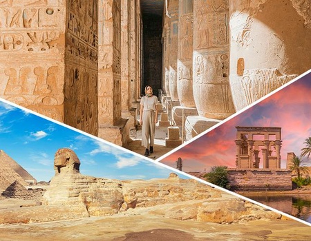 Combiné Horus 5* (3 nuits au Caire et 7 nuits de croisière) Avec visites du Musée et des pyramides inclus - 1