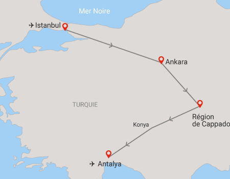 Circuit Des rives du Bosphore à la Méditerranée 5* - 2