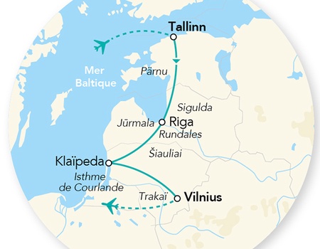 Circuit Merveilles des Pays Baltes 8J/7N - 2026 - 2