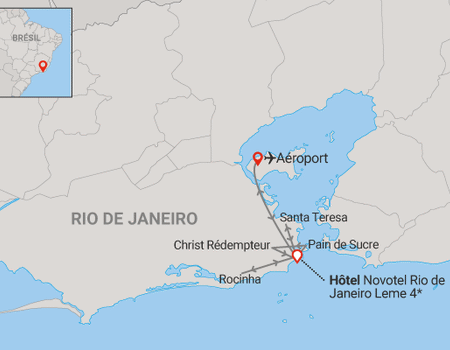 Circuit Rio Essentiels au Novotel Rio de Janeiro Leme (maximum 10 participants) **** - 2