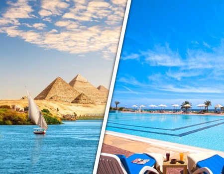 Bravo Croisière Egypte Du Nil à la Mer Rouge, Le Caire + Extension Mer Rouge 6nts Bravo Hôtel 5* Tout compris - Visites incluses - Départs garantis